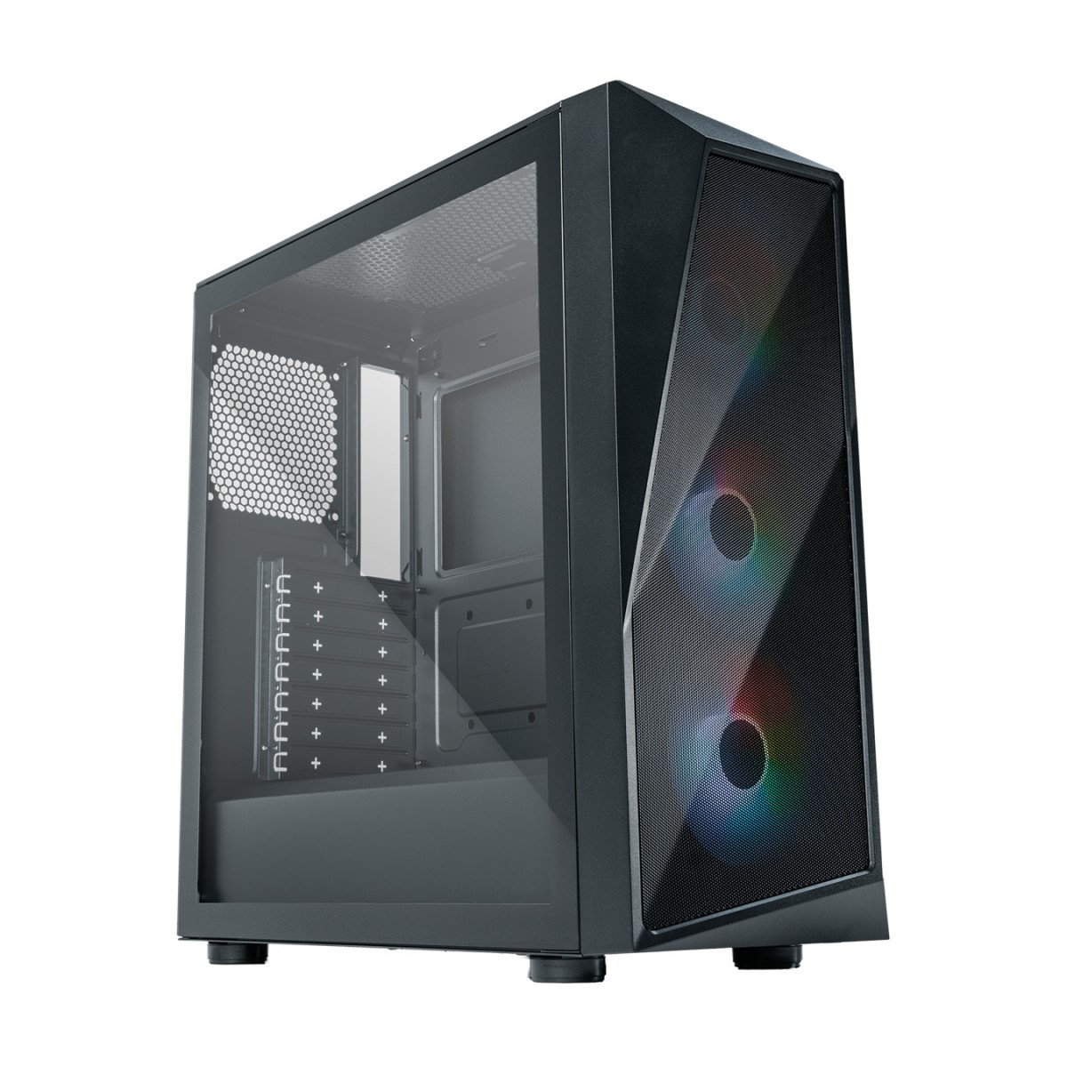 Gabinete Cooler Master CMP 520 con Ventana ARGB, Midi-Tower, Mini-ITX/Micro-ATX/ATX