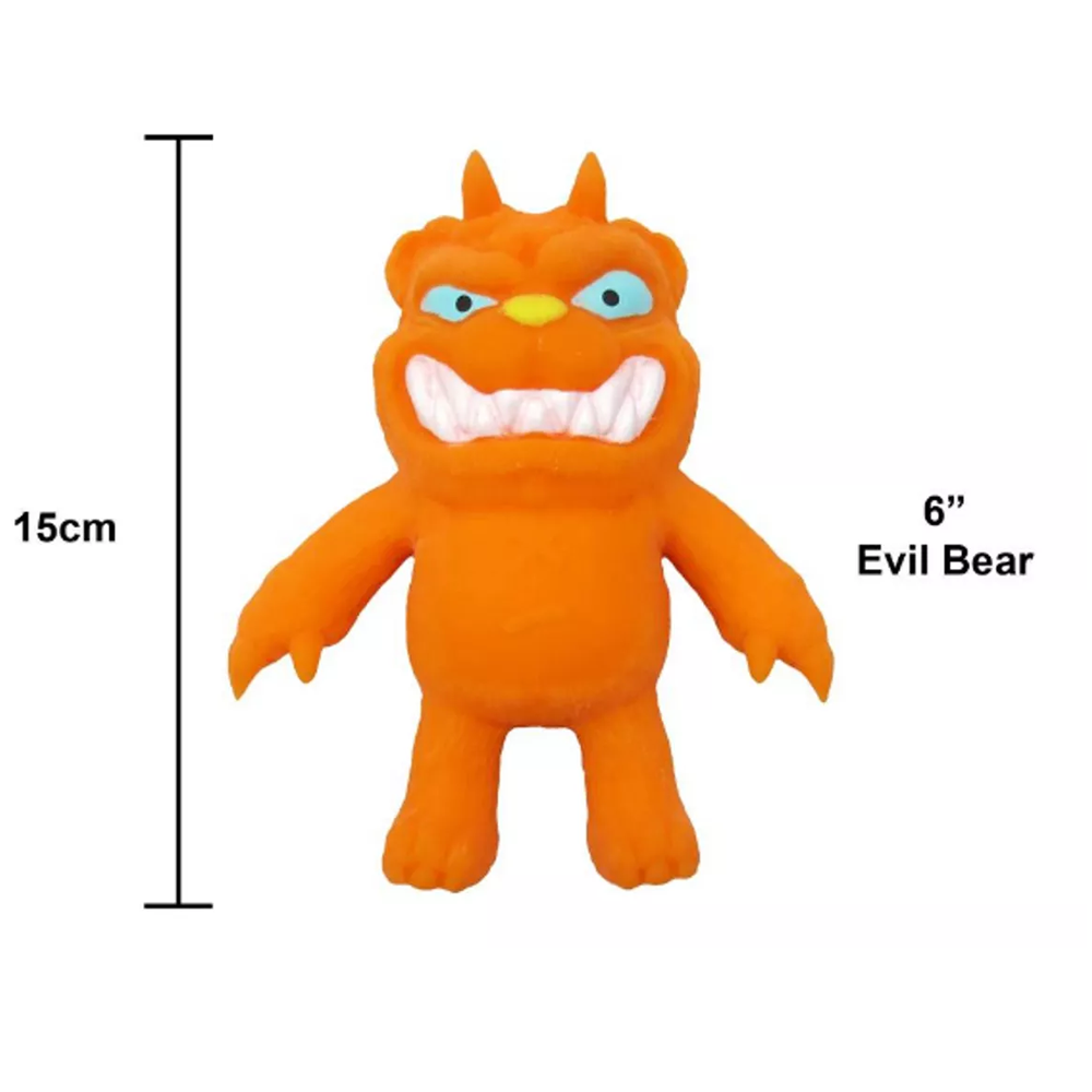 Figuras Estirables Evil Bear Factory Flexors Set 4pz
