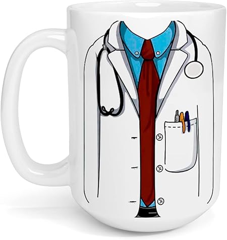 Taza Grande Doctor Medico | Regalo personalizable | Café o té