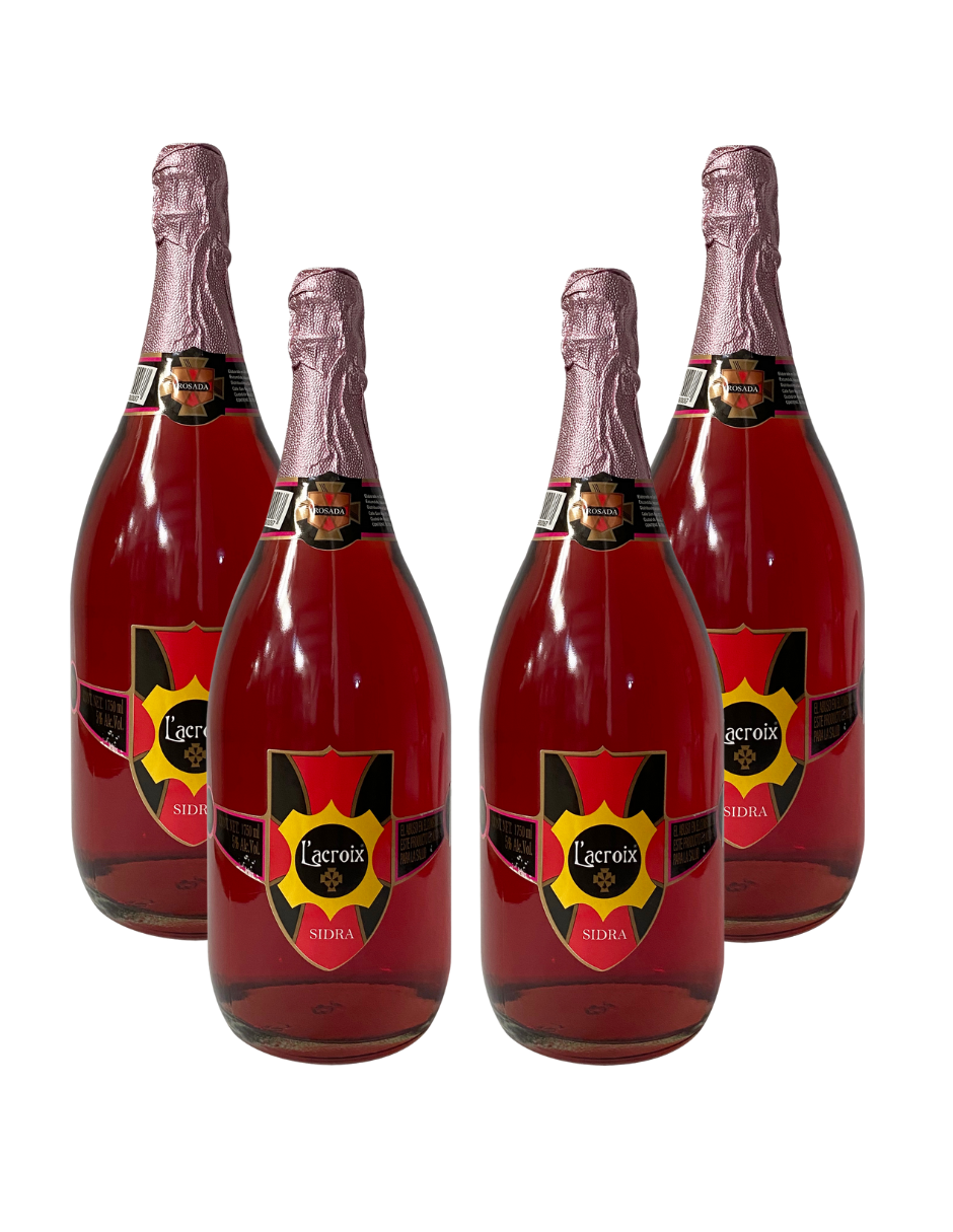 Four Pack Sidra Rosada Lacroix 1750 ml