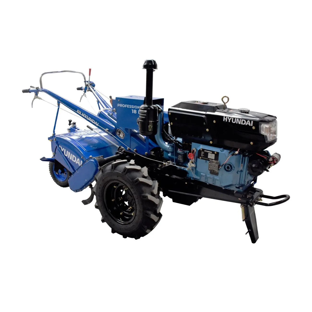 Motocultor Profesional Hyundai con Motor a Diésel 18 Hp - HYMC1800