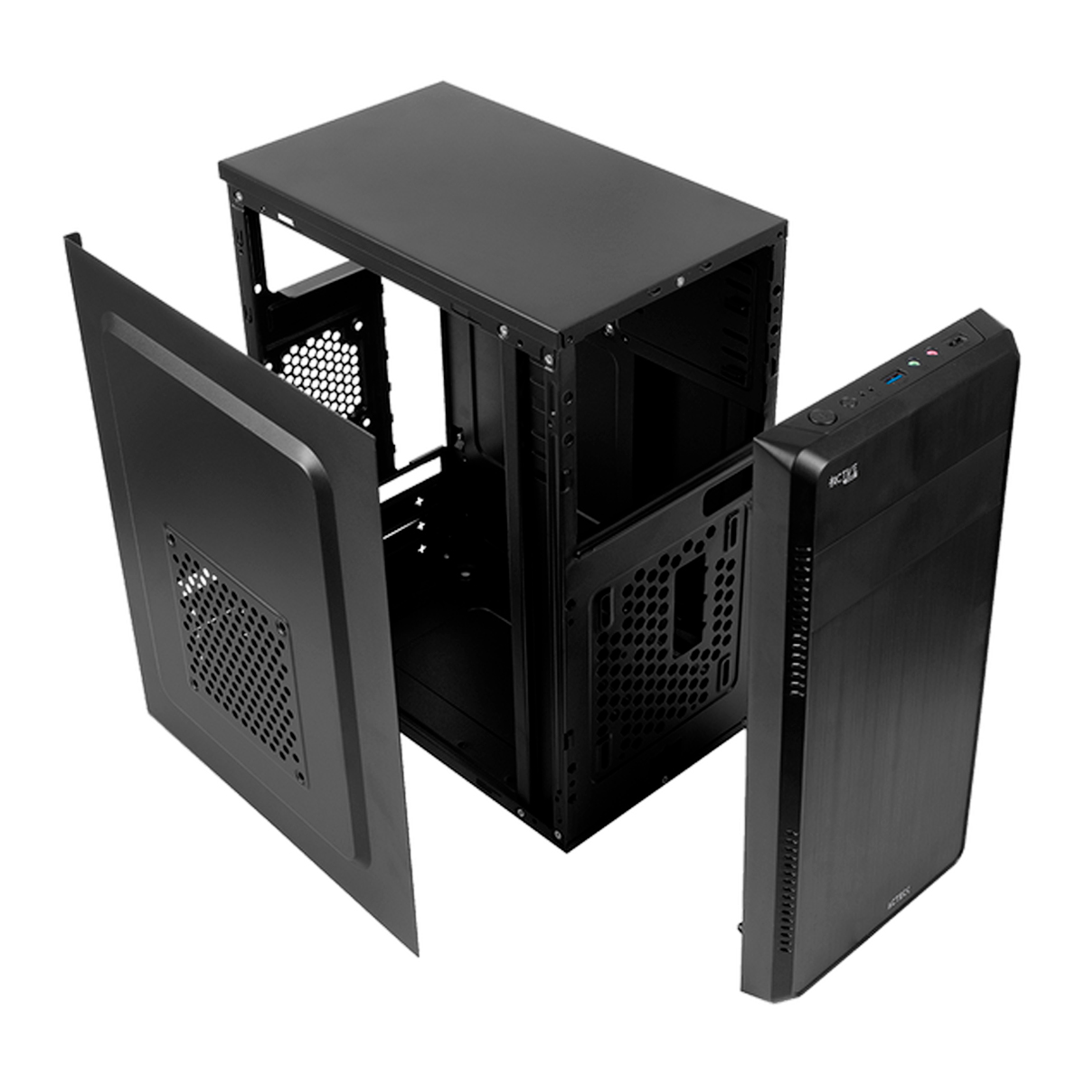 Gabinete Acteck Kioto GI240, Mini-Tower, Micro-ATX/Mini-ITX, USB 2.0/3.0, con Fuente de 500W