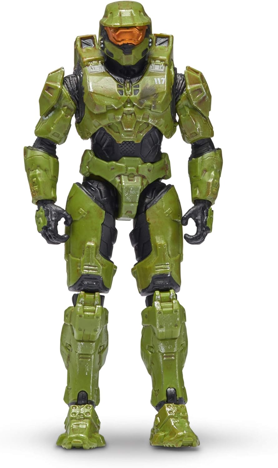 Halo Paquete de vehículo de Lujo World de 4 Pulgadas, Warthog con figura Master Chief
