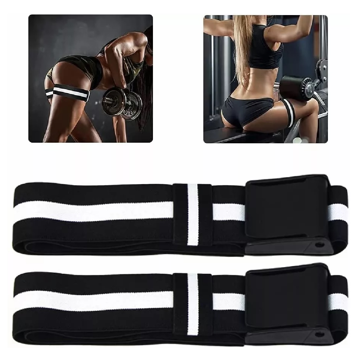 4 Pcs Bandas De Oclusión Restricción Pesas Gym Pierna Brazo
