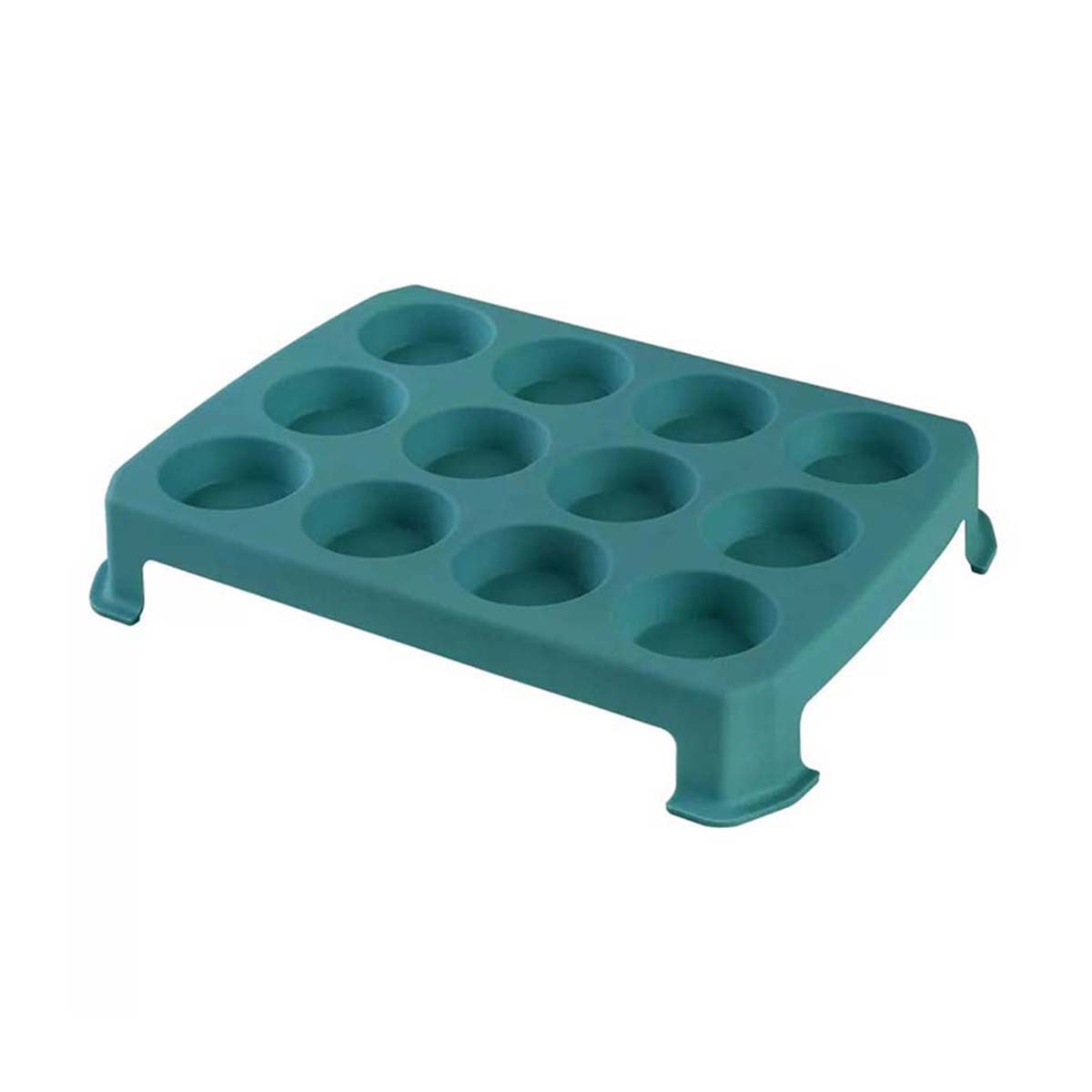 MOLDE PARA MUFFINS DE ACERO AL CARBONO CAPACIDAD PARA 24 MUFFINS Y SOPORTE