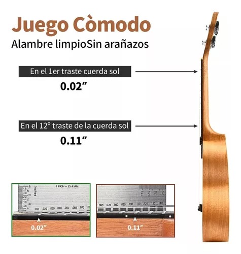 Kit De Soprano Concierto Acustico 23in Universal Ukelele