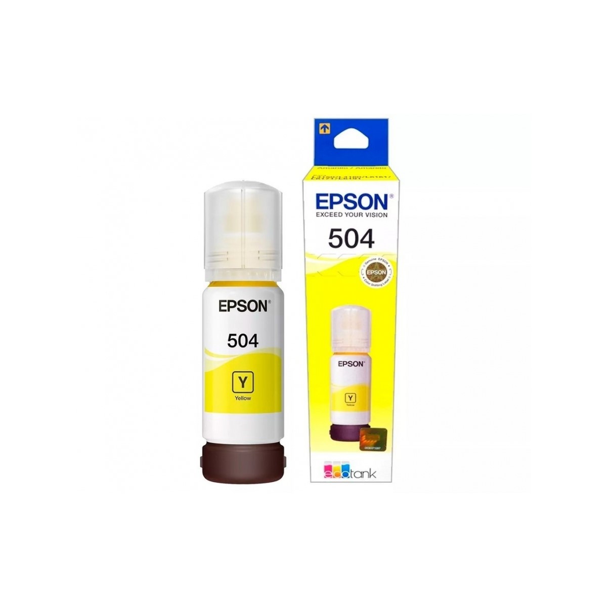 Cartucho epson modelo t504 amarillo, para l4150, l4160, l6161, l6171, l6191