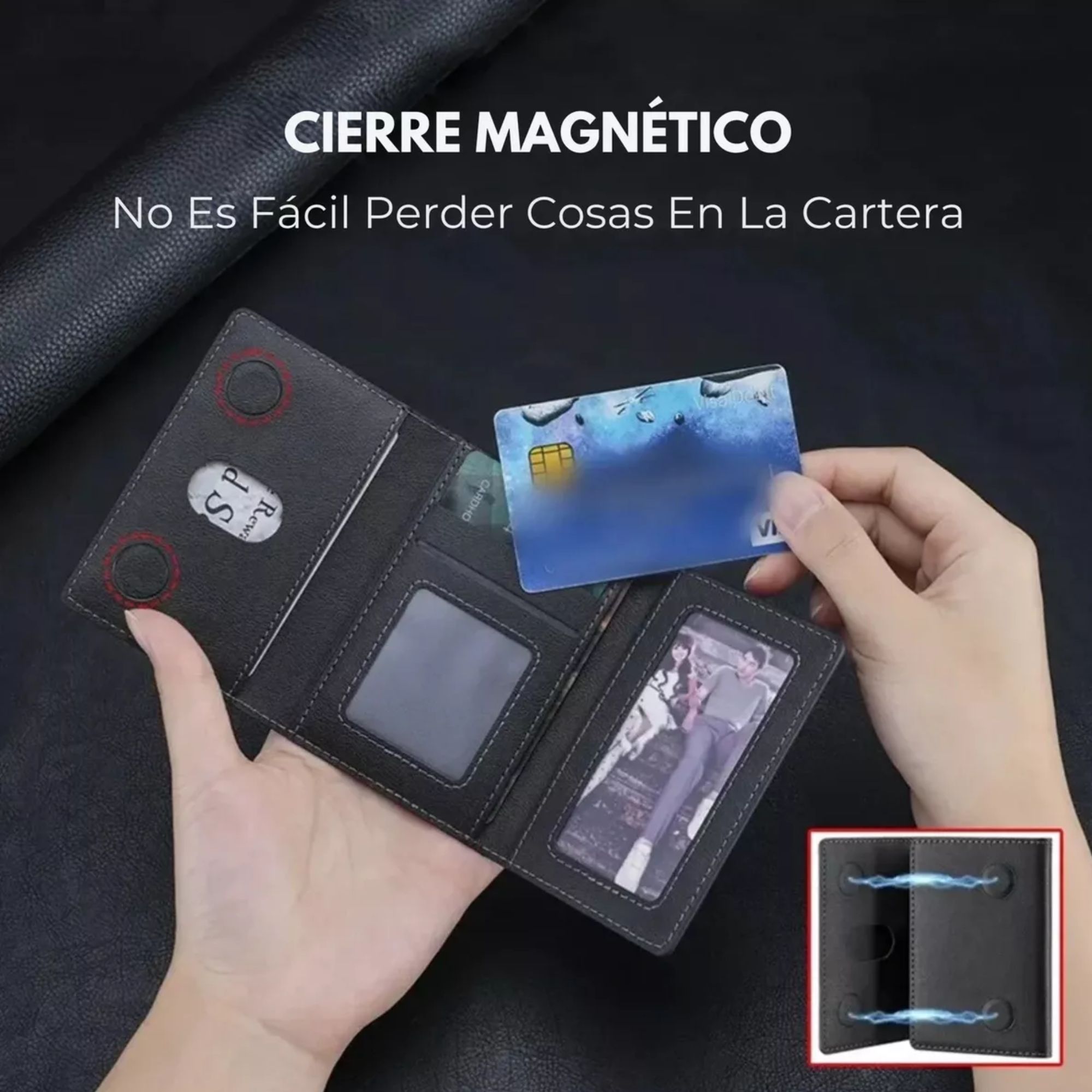 Cartera Wallet Pro Premium Billetera Para iPhone Magsafe