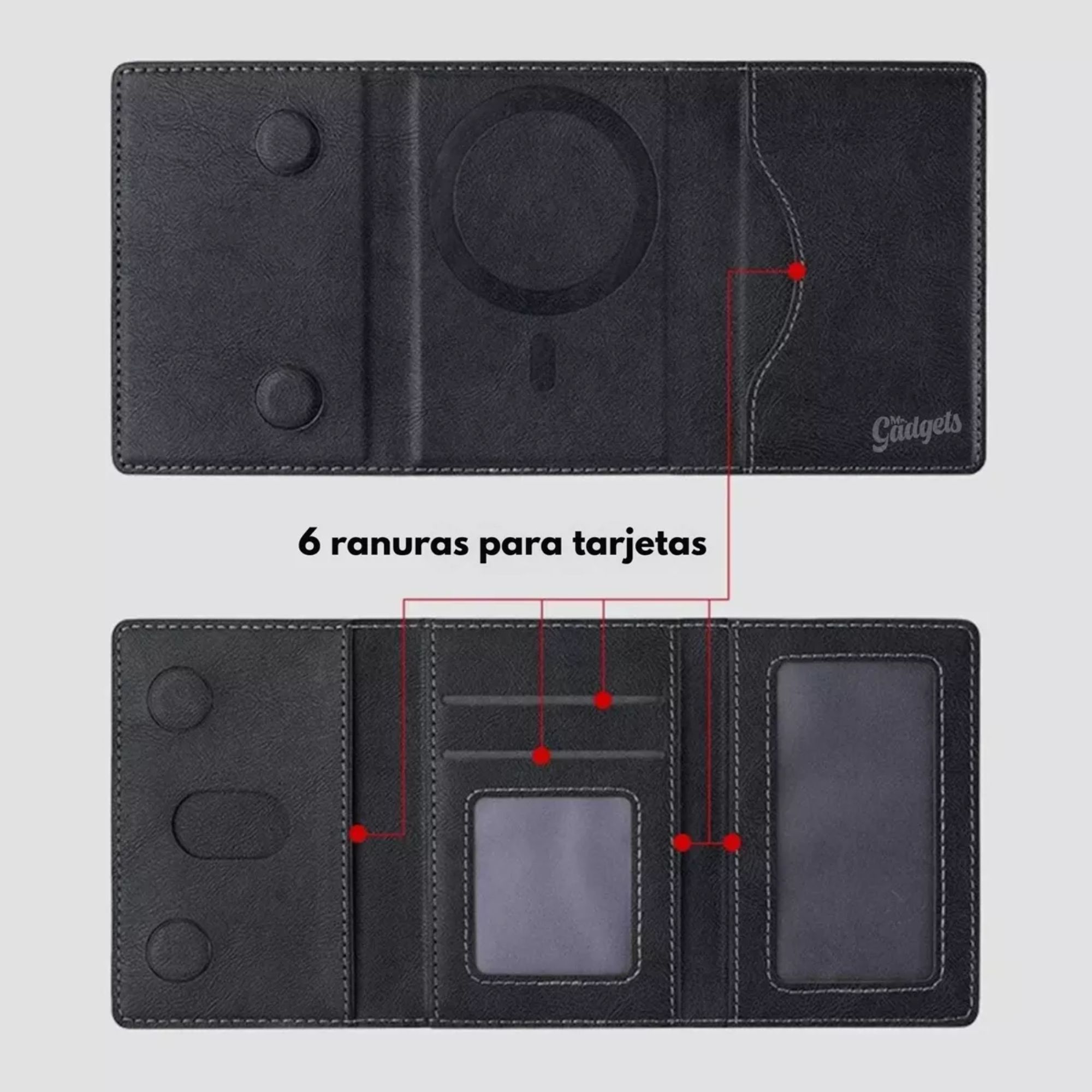 Cartera Wallet Pro Premium Billetera Para iPhone Magsafe