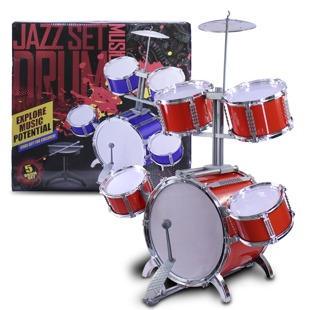Batería de juguete musical infantil Jazz Drum