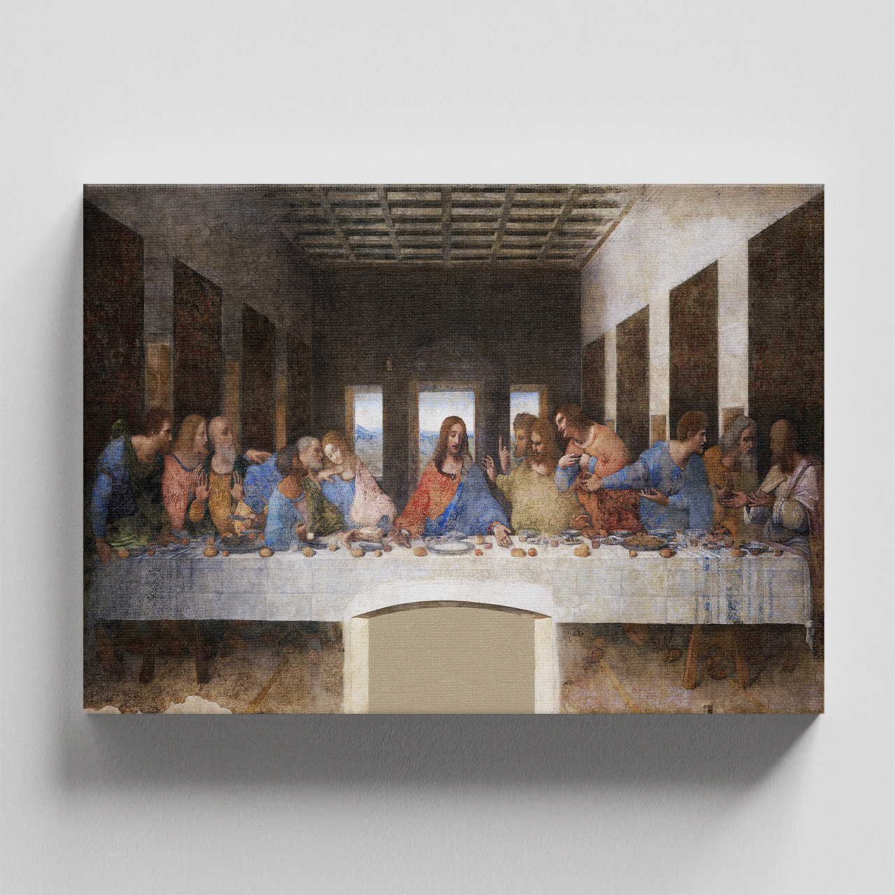 Cuadro Decorativo La última Cena Leonardo da Vinci  90 X 60
