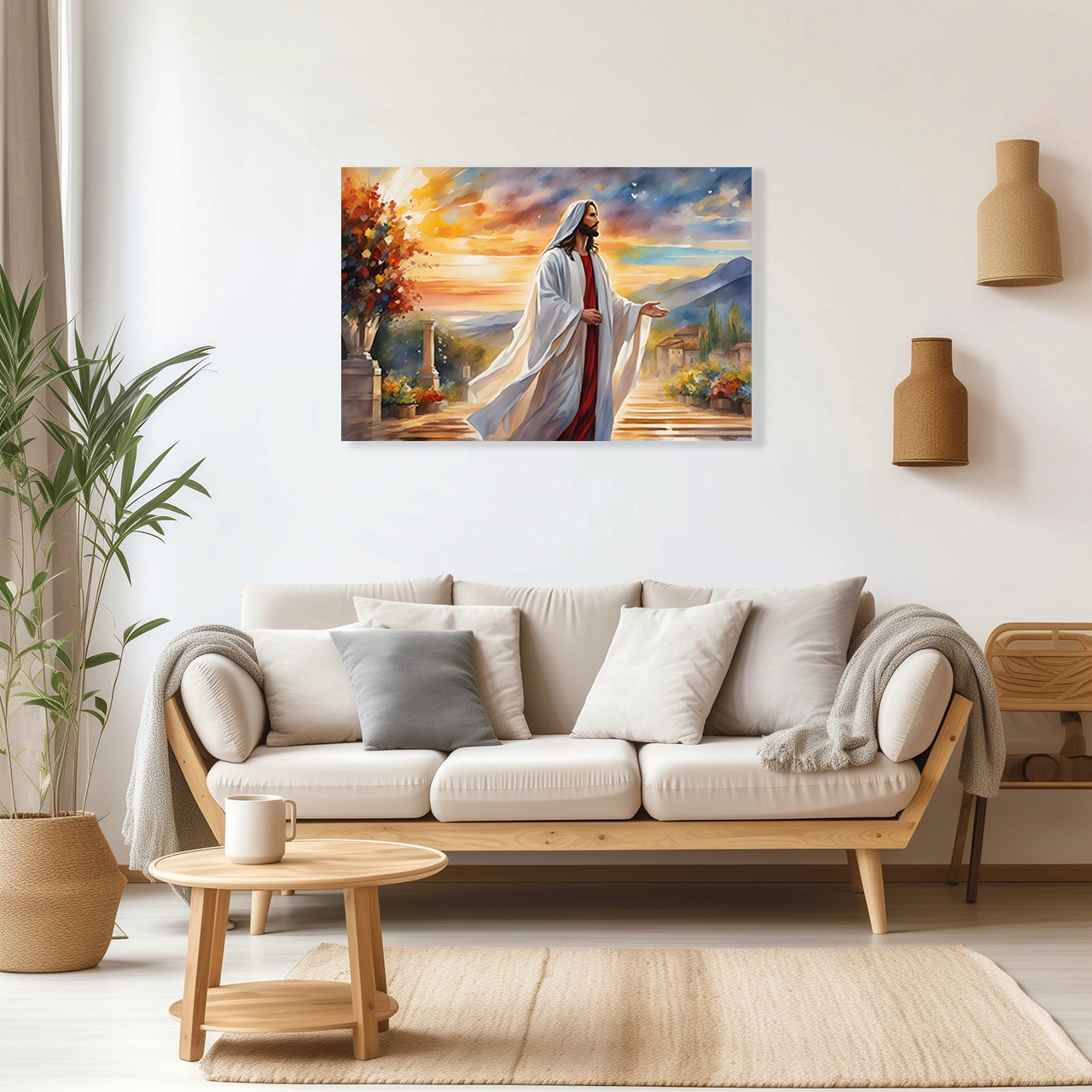 Cuadro Decorativo Religioso Jesús #3 90 X 60