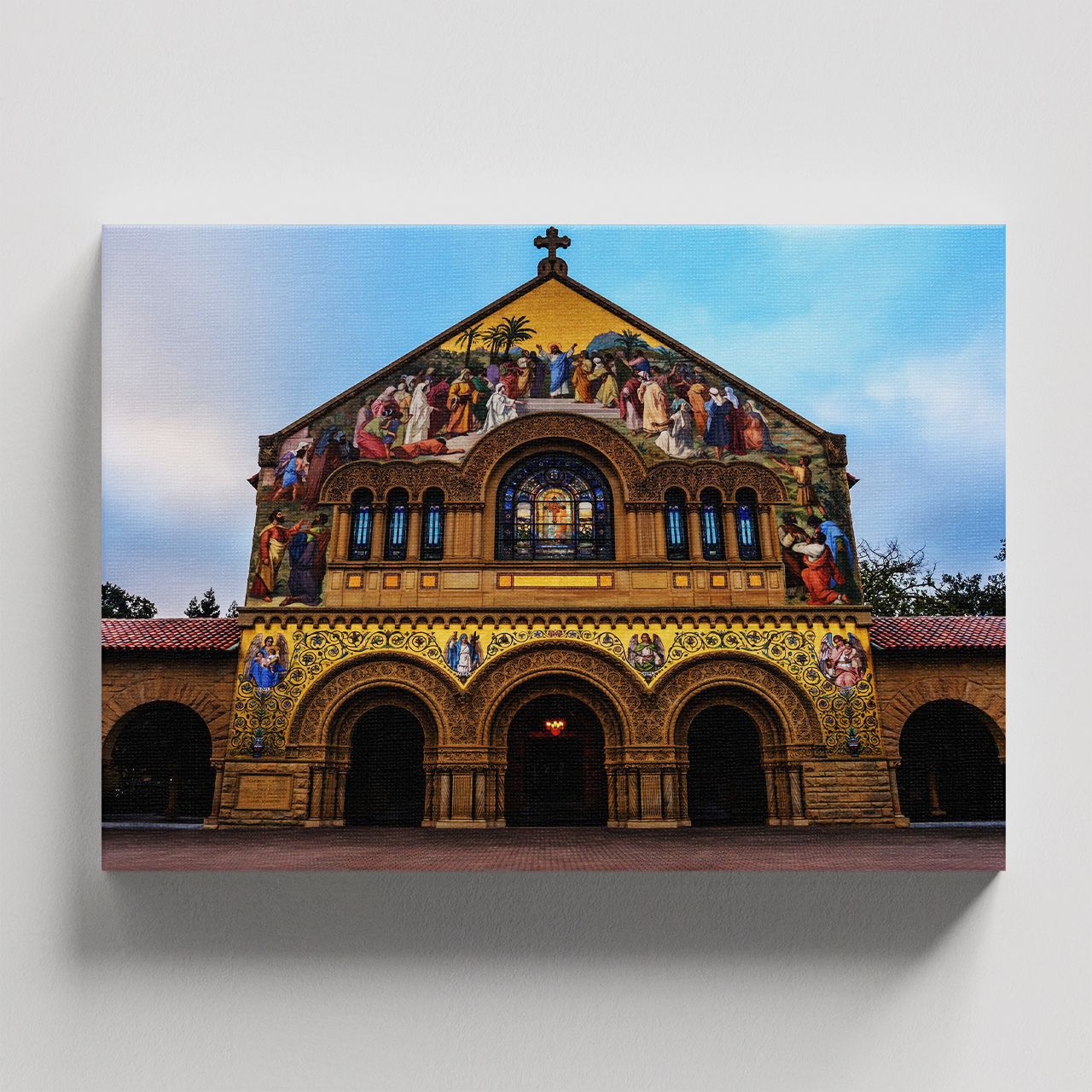 Cuadro Decorativo Religioso Iglesia Conmemorativa en Stanford University  90 X 60