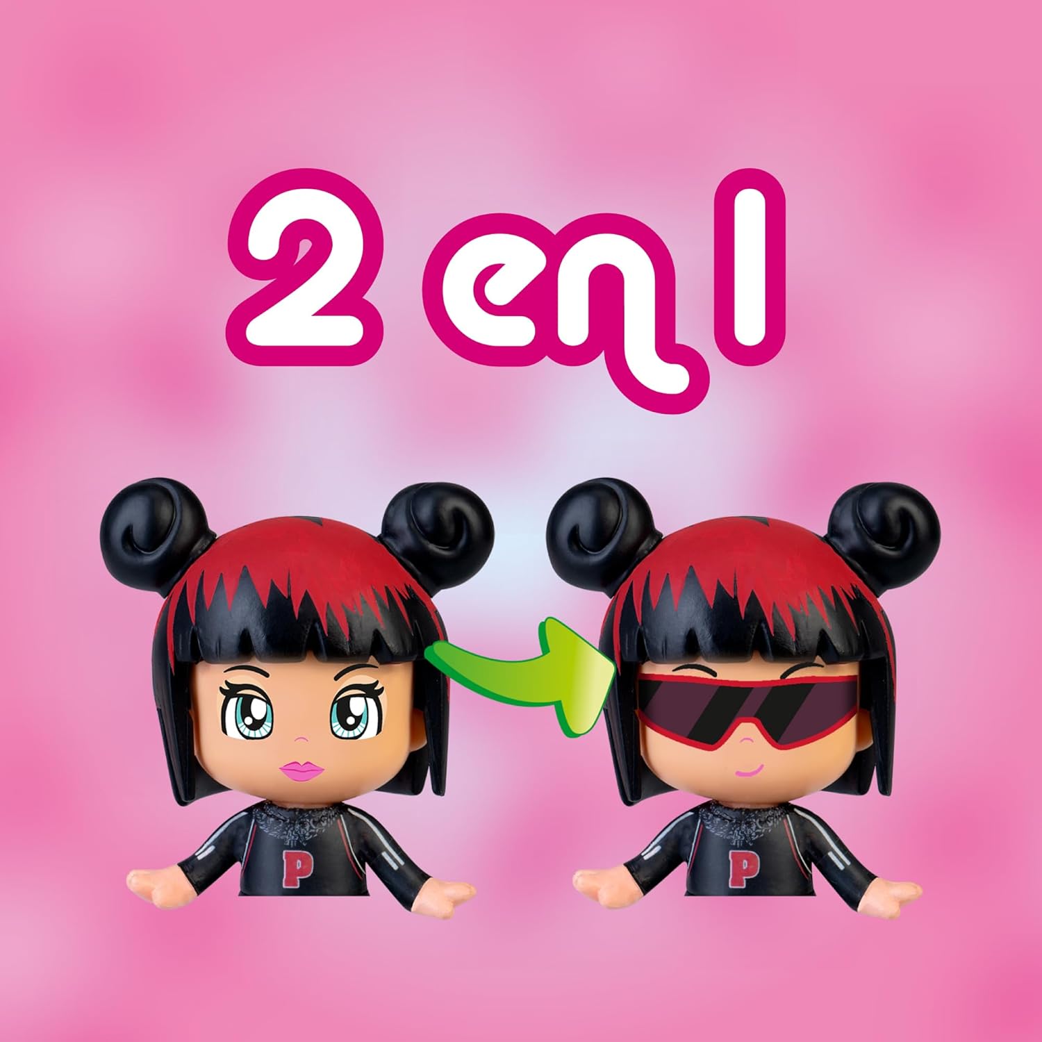 Pinypon Cabeza Super Stars Con 4 Figuras Exclusivas Famosa