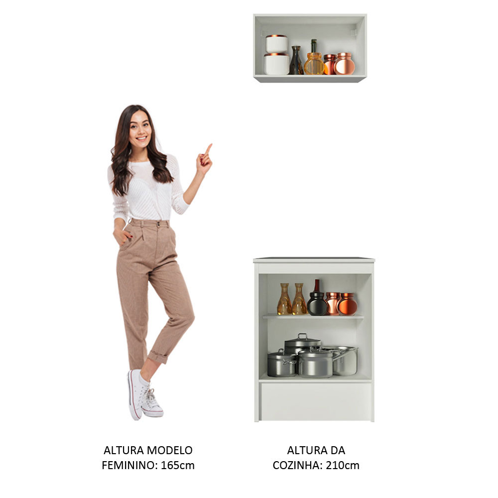 Cocina Integral Completa Modular Madesa Topazio 60cm MM
