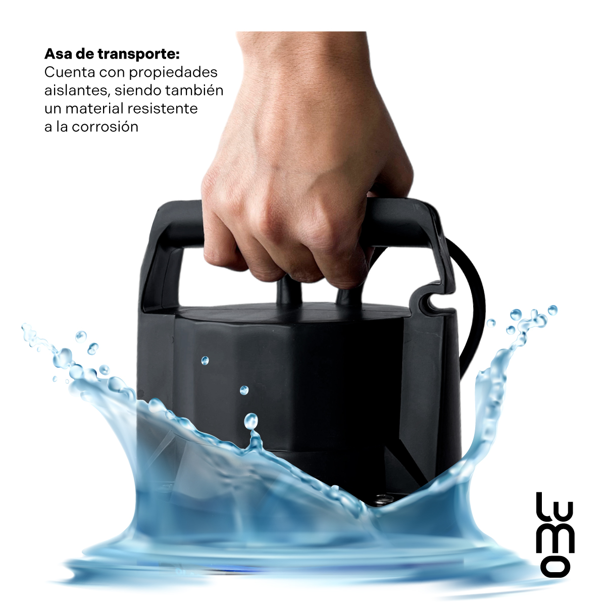 Bomba sumergible Plastica 1 HP Agua Limpia Muy Potente