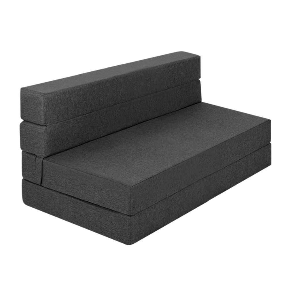 Sillón Plegable Atlas Matrimonial 3 Posiciones Gris Oxford, Cómodo, Ligero y Fácil de Transportar