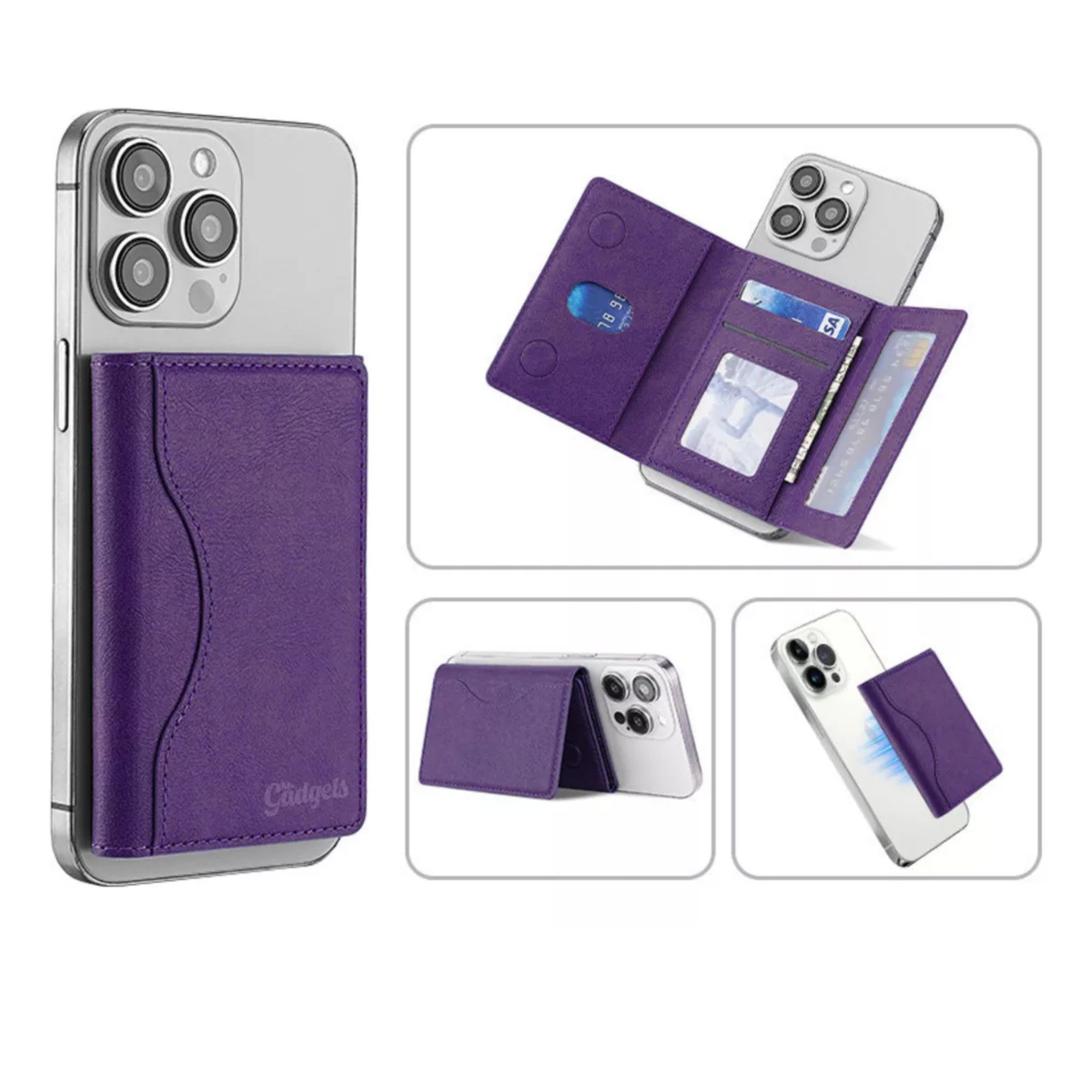 Cartera Wallet Pro Premium Billetera Para iPhone Magsafe