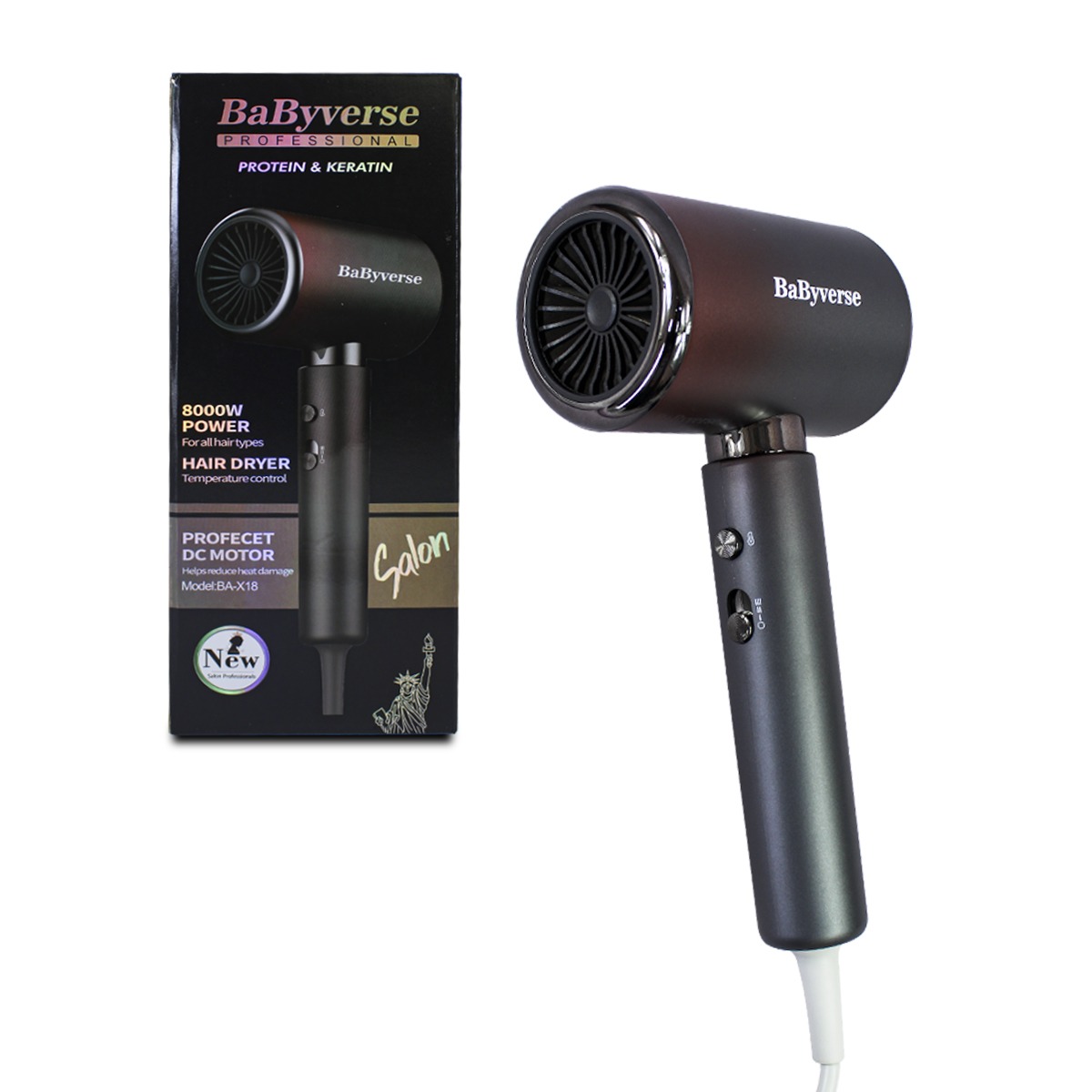 Pistola Secadora TM15 pistola de Aire frio y Caliente 4 velocidades 