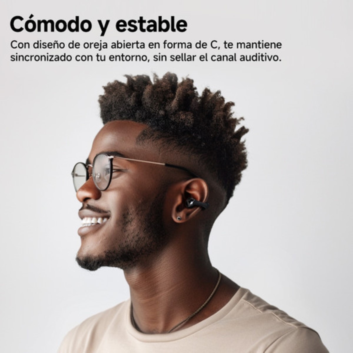 Audífonos Con Clip Para La Oreja V5.4 Lila