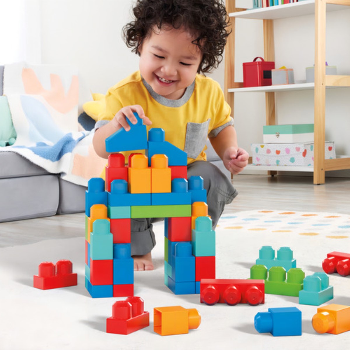 Set de construcción Mega Bloks Mega Bloks Blocos de Montar 100 piezas colores