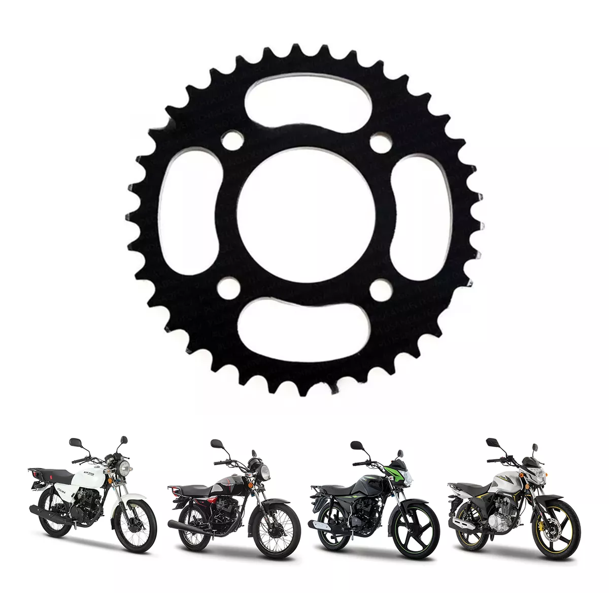 Kit De Arrastre Italika Cadena Dt150 Ft150 Gt Gti Gts