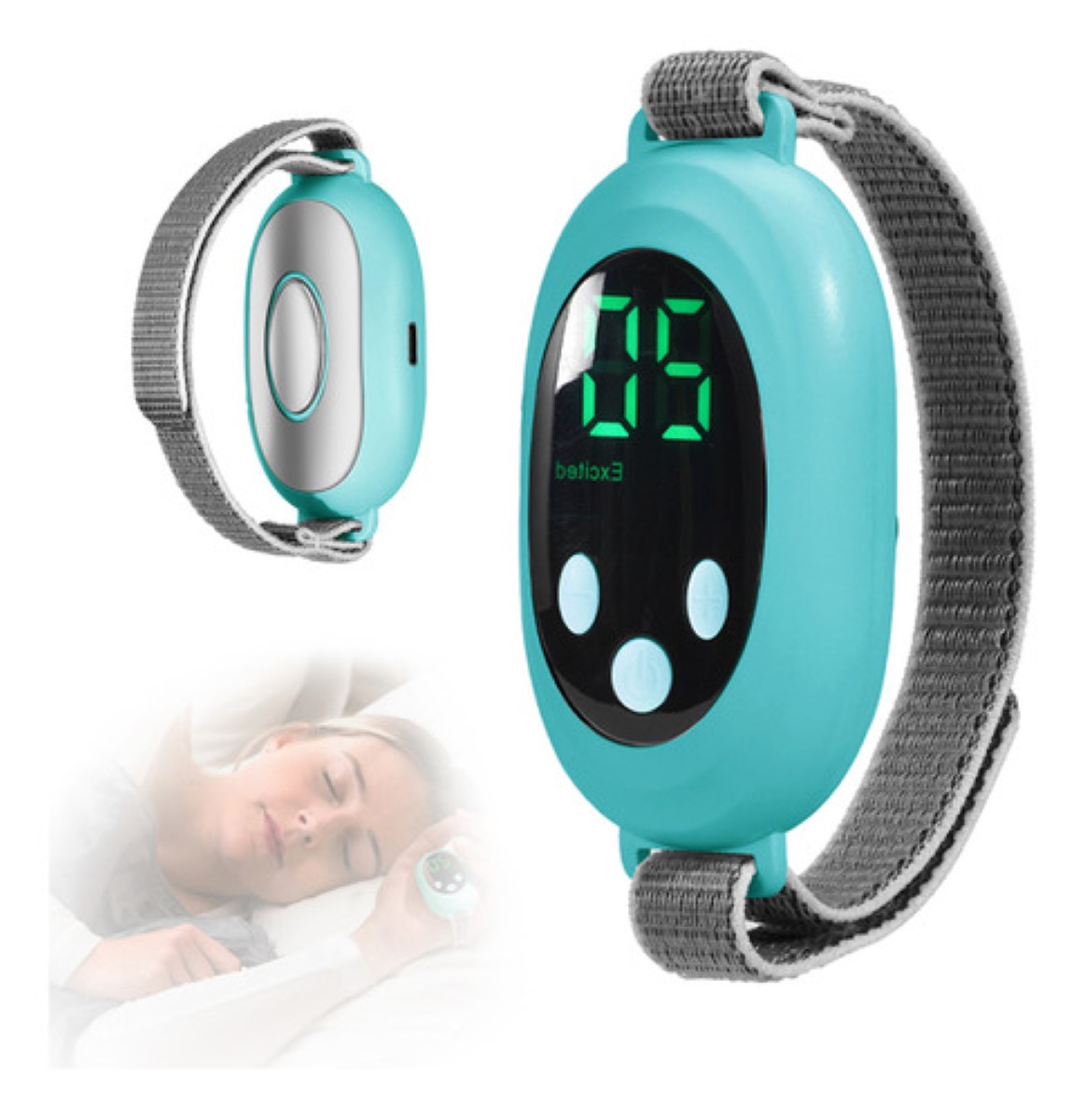 Neurocontrol Ansiedad Pazmental Ayuda Recargable Para Dormir AZUL CIELO
