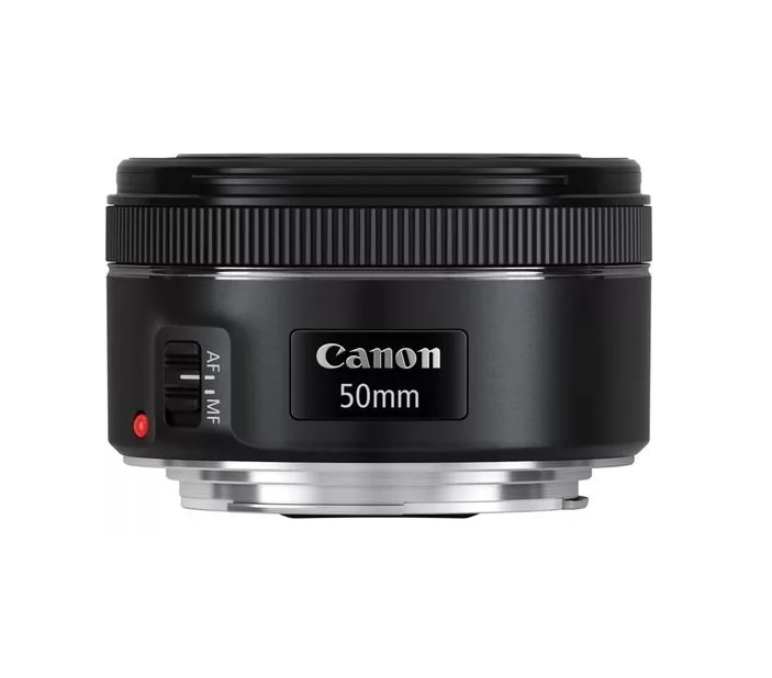 Lente Para Cámara Canon EF 50 mm F/1v4/5 STM Objetivo Fijo Estandar Para Cámaras DSLR EOS  Color Negro