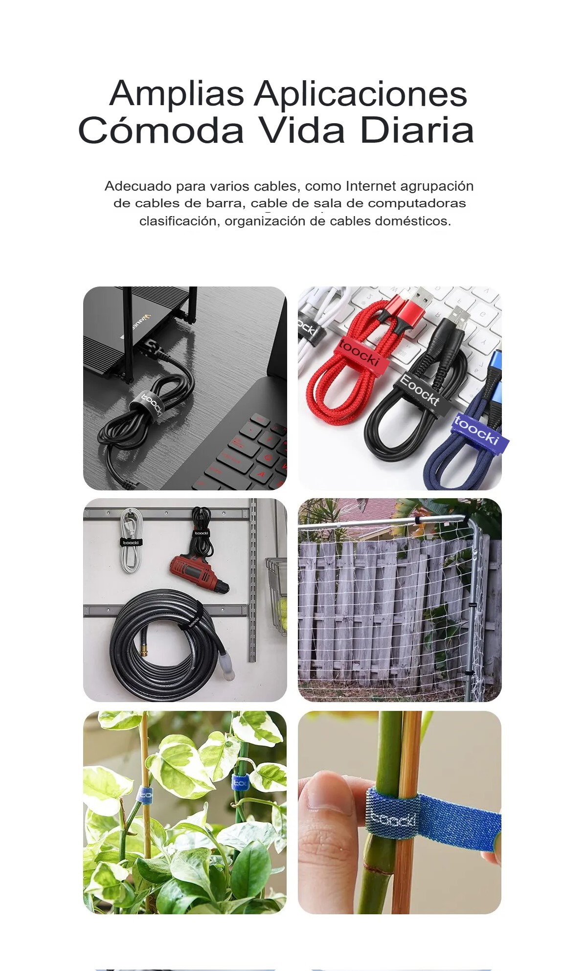Organizador de cables 1metro enrollador gestión Cargador USB Protector auto hogar pc mac lap cel.