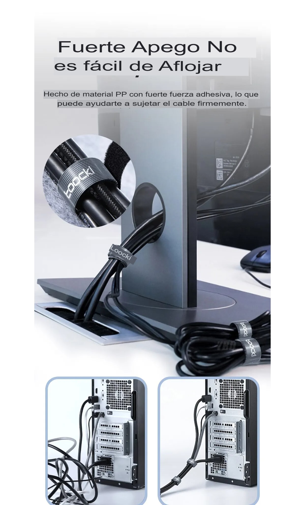 Organizador de cables 1metro enrollador gestión Cargador USB Protector auto hogar pc mac lap cel.