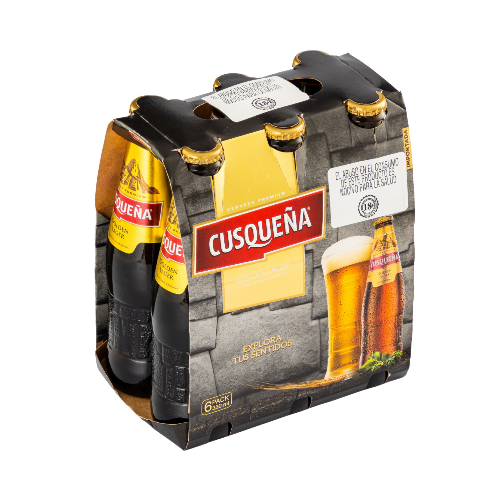 Six Pack Cerveza Cusqueña Clara 330 Ml
