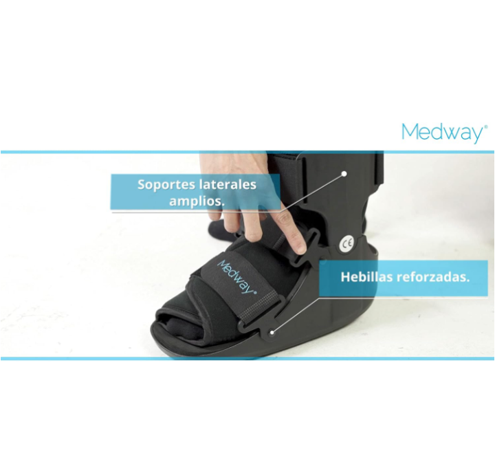 Bota ortopedica tipo walker neumática