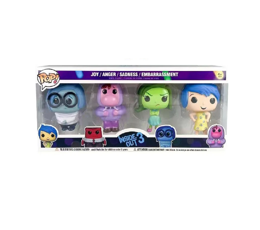 Funko Pop Disney Intensamente 2 Inside Out Tristeza, Vergüenza, Desagrado y Alegría