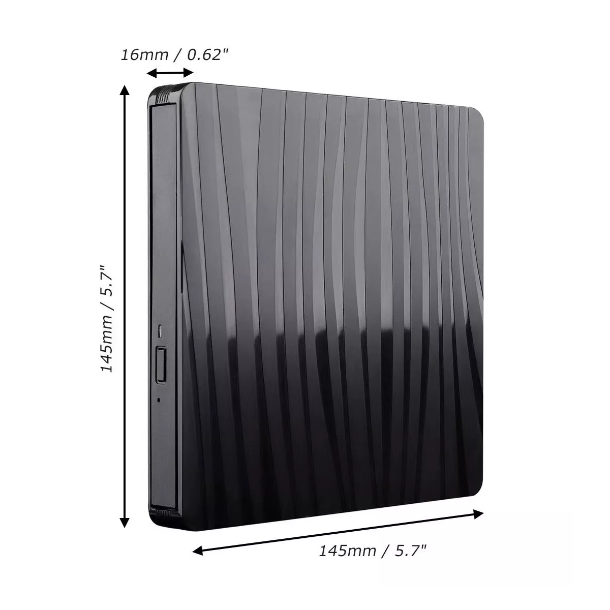 Lectora Dvd Y Cd Externo Quemador Discos Usb3.0 Grabadora