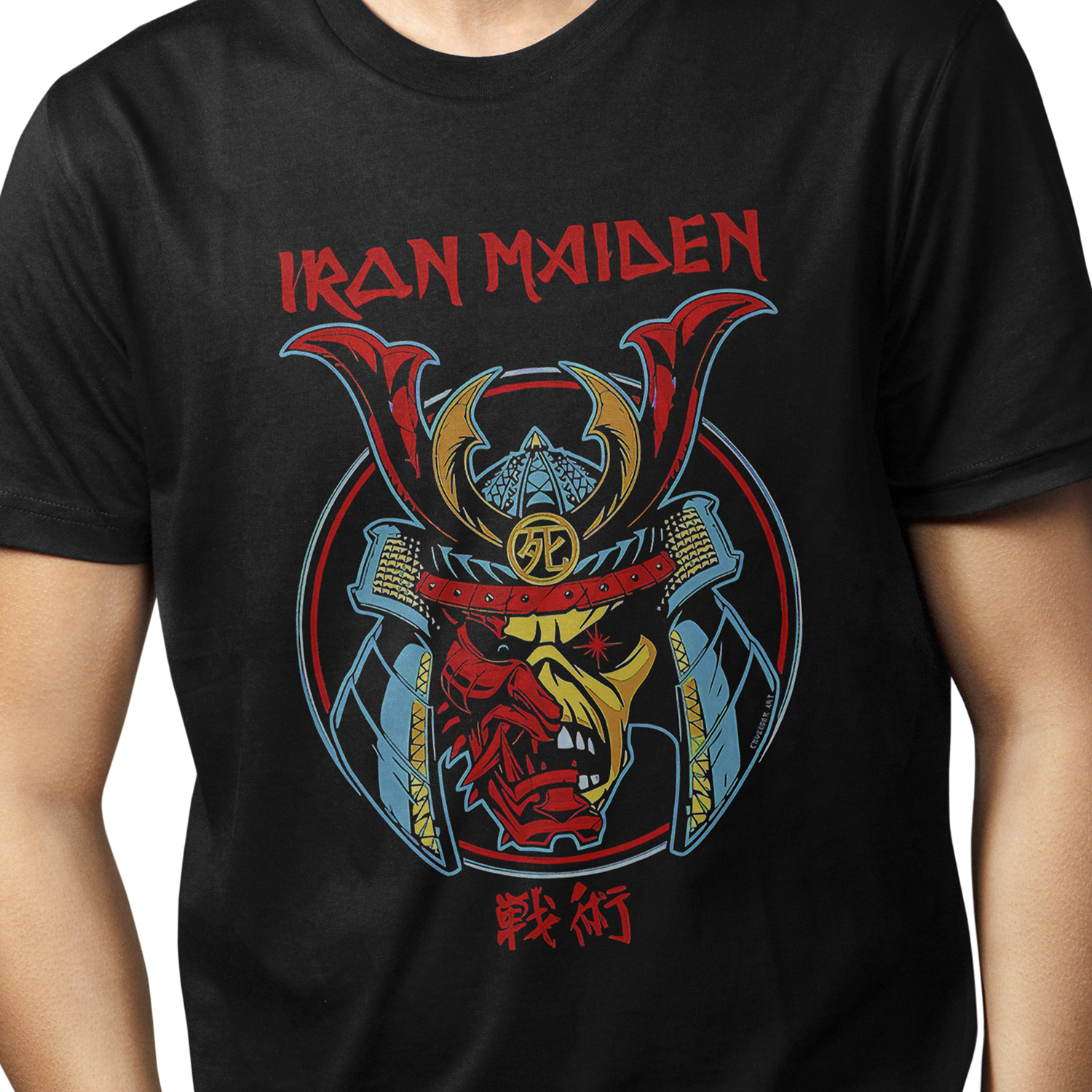 Playera para hombre Iron Maiden: Eddie Samurai