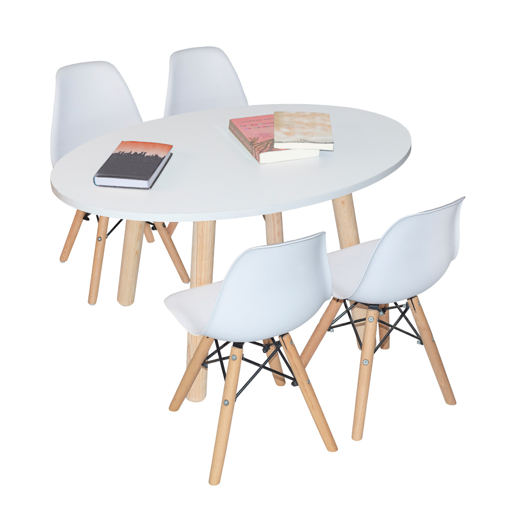 Comedor moderno para niños de preescolar – 7 acabados mate 