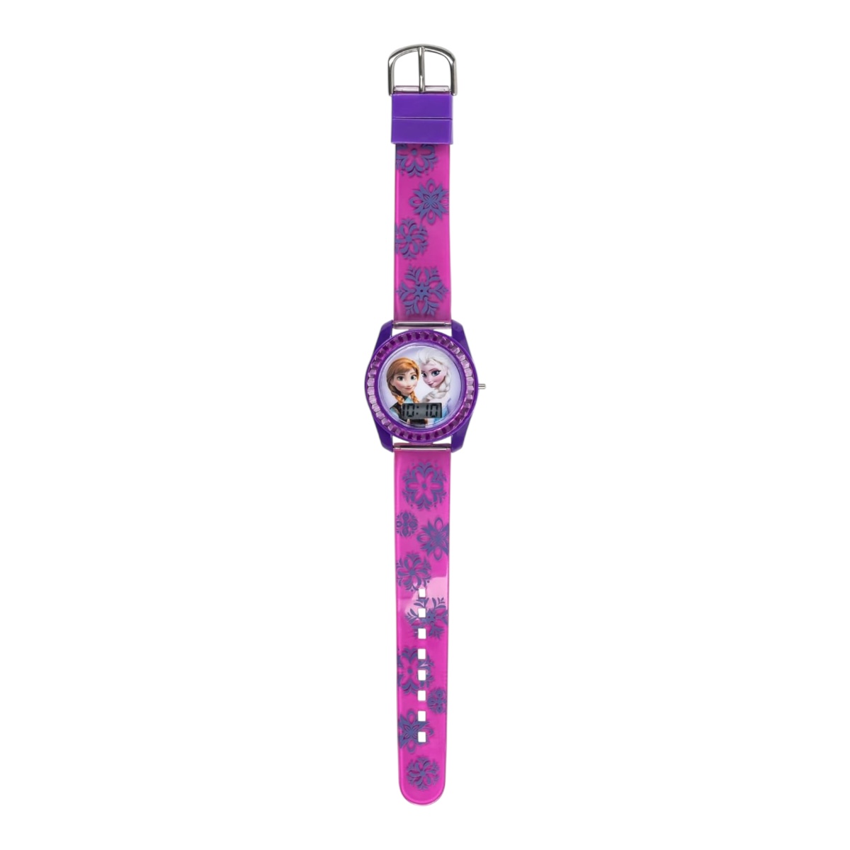 Reloj Accutime Disney Frozen Kids Fzn3598 Púrpura Rosa