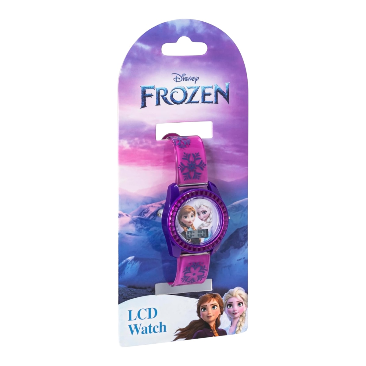 Reloj Accutime Disney Frozen Kids Fzn3598 Púrpura Rosa