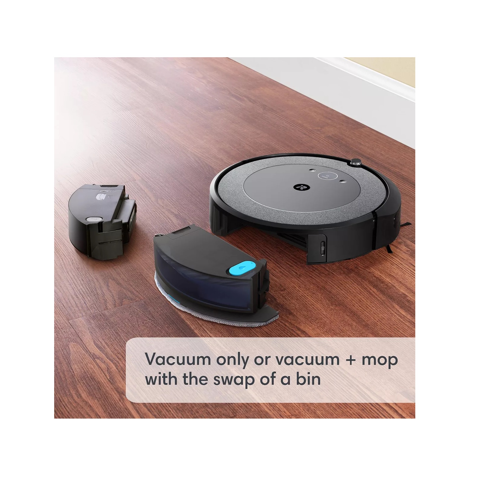 Robot Inteligente IROBOT Aspirador y Fregadora Roomba Combo i5 Color Gris