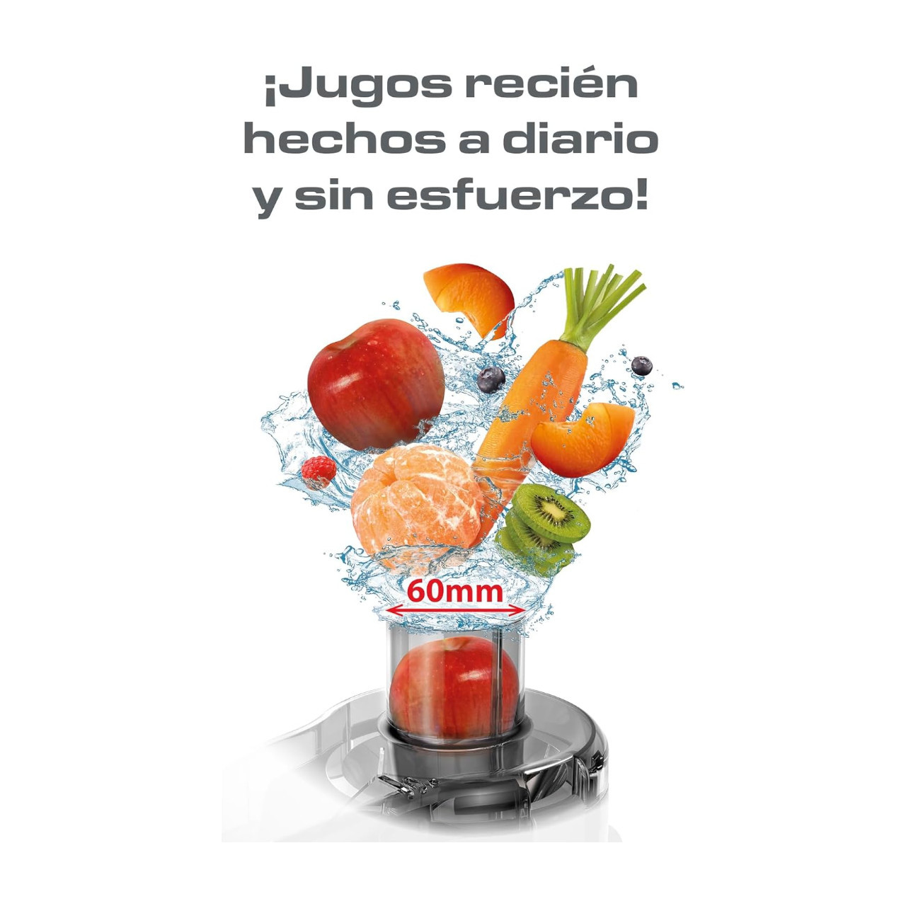 Extractor Jugo T-Fal Frutelia Plus 350W 2 Velocidades 950ml