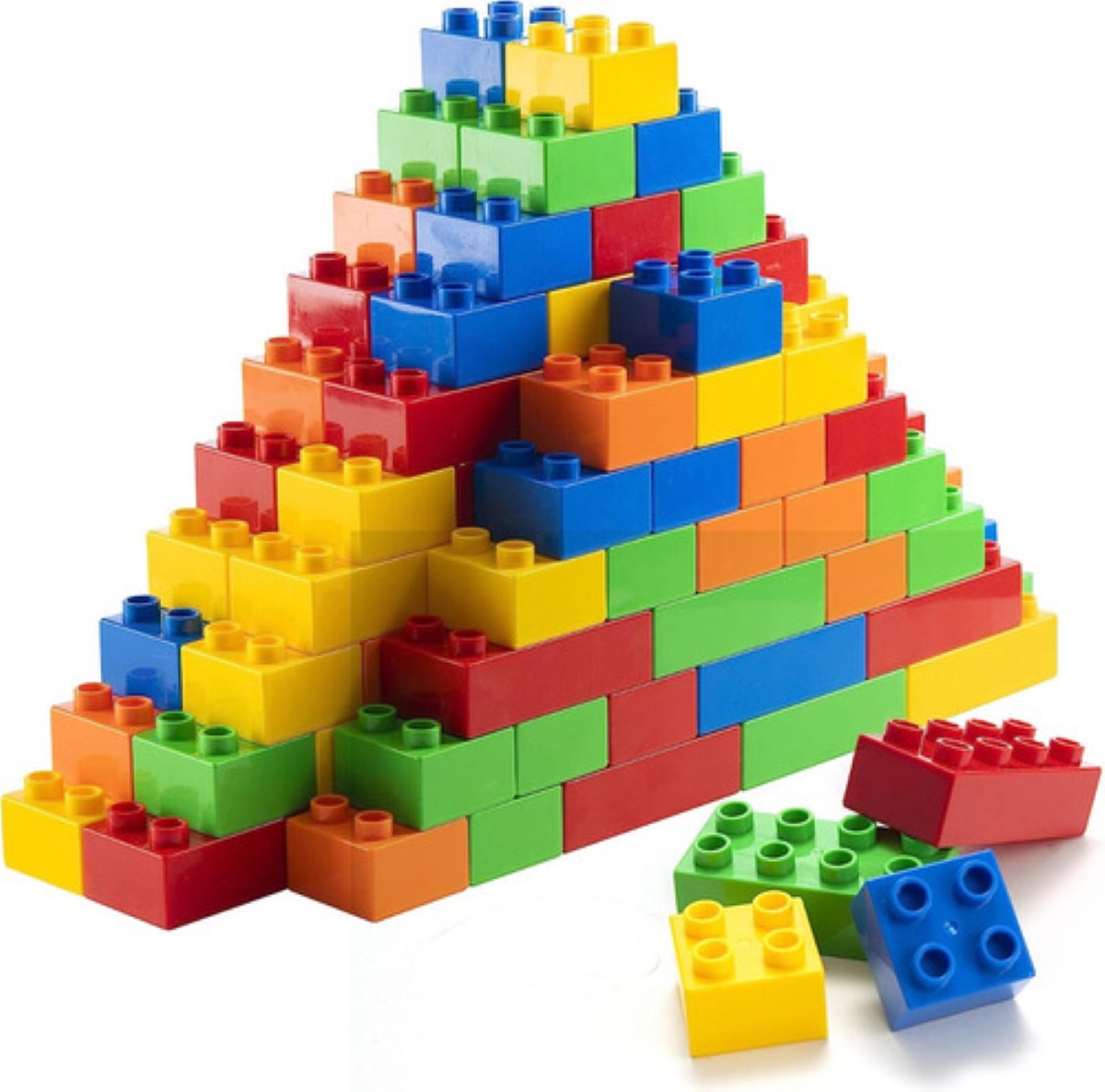 Bloques De Construcción De Juguetes En Bolsas, 300 Pzs colores