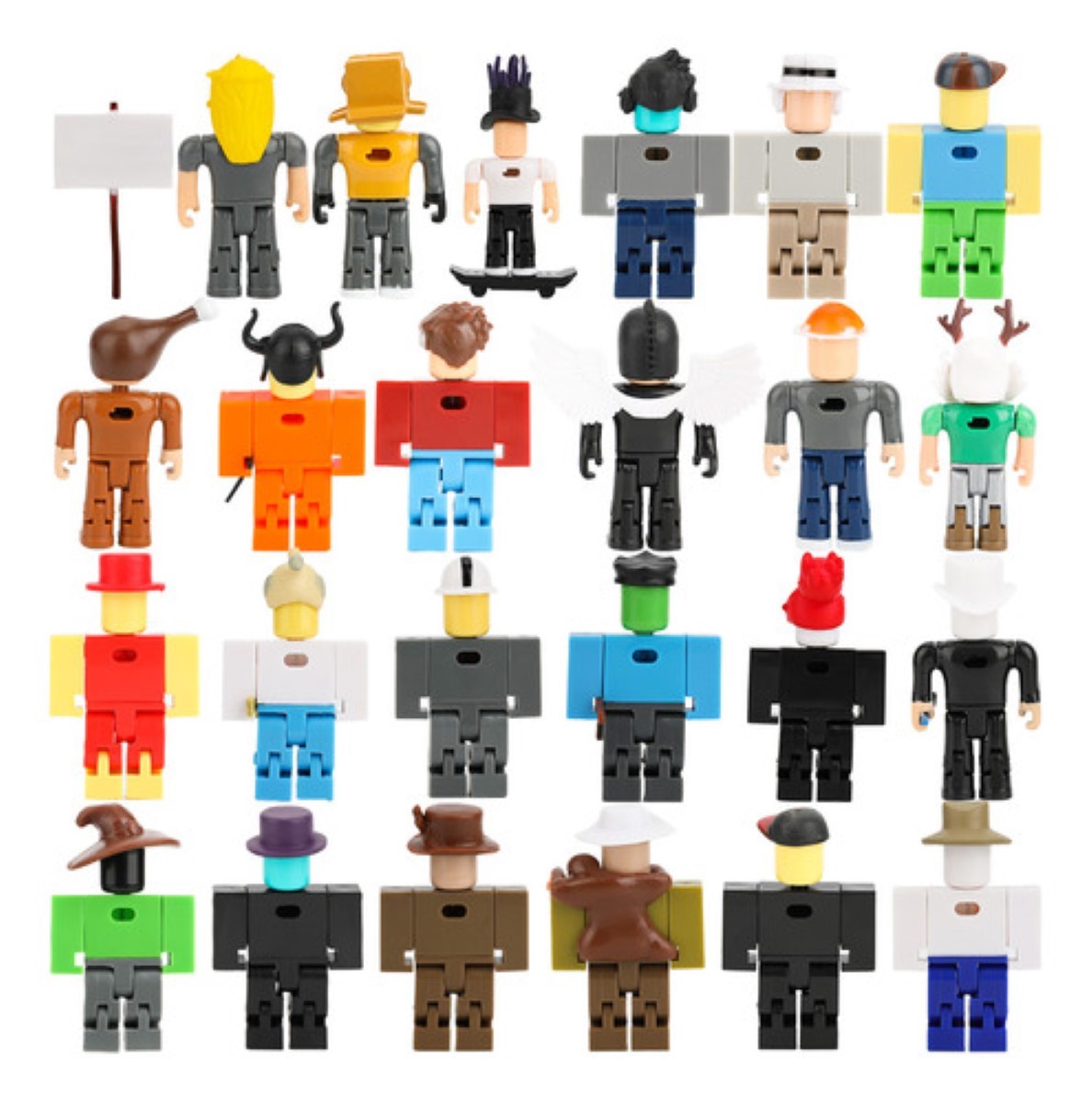 24 Piezas Virtual World Roblox Building Block Muñeca ESTILO 1