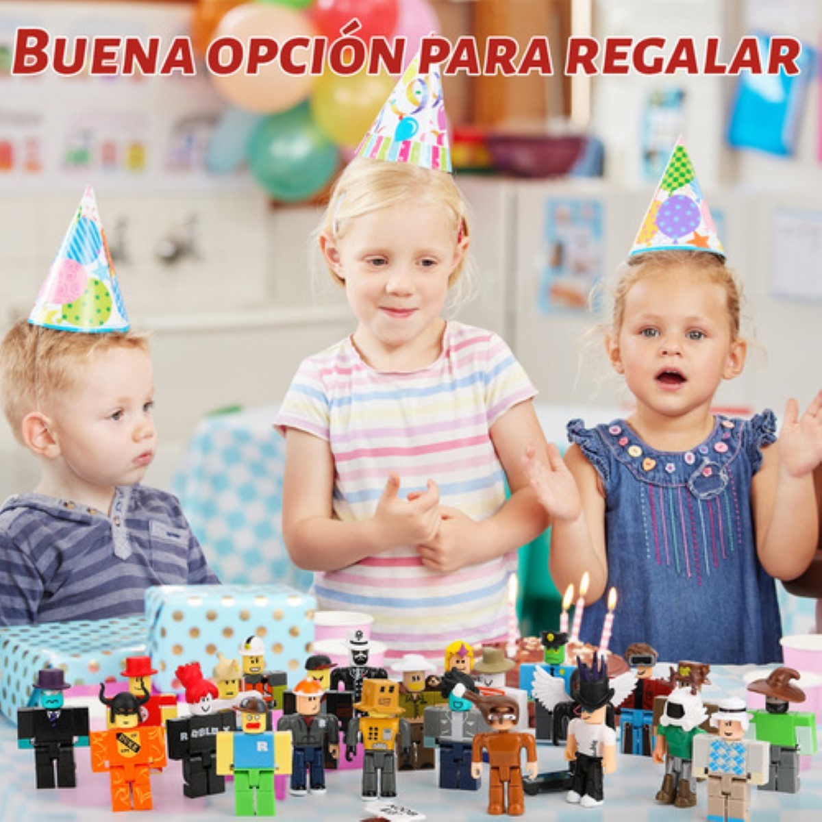 24 Piezas Virtual World Roblox Building Block Muñeca ESTILO 1