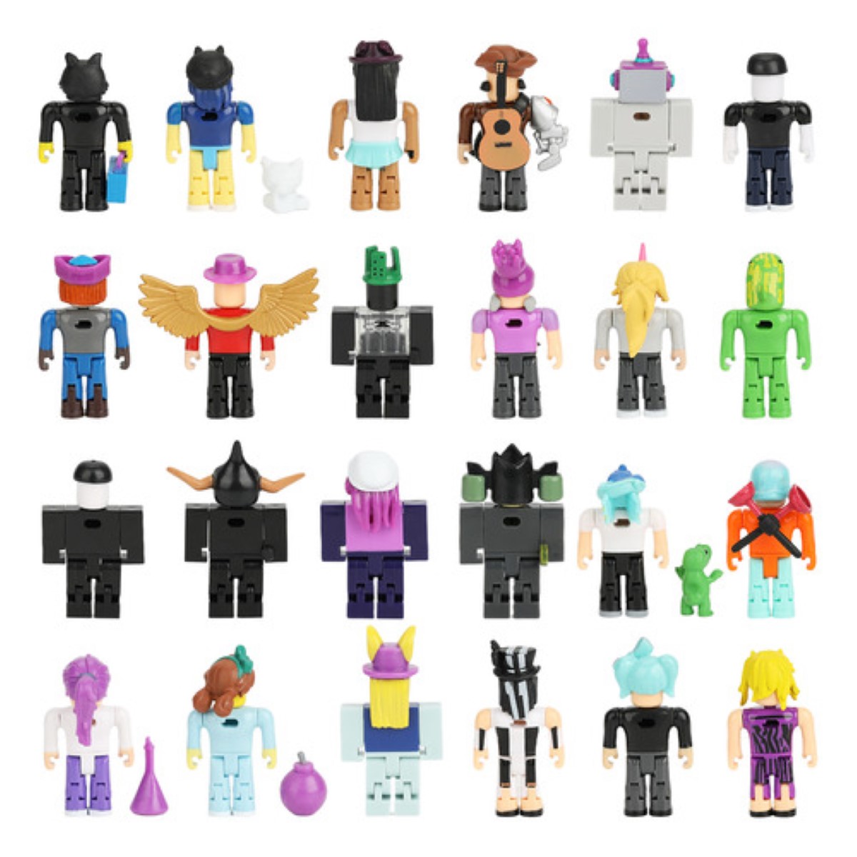 24 Piezas Virtual World Roblox Building Block Muñeca ESTILO 2