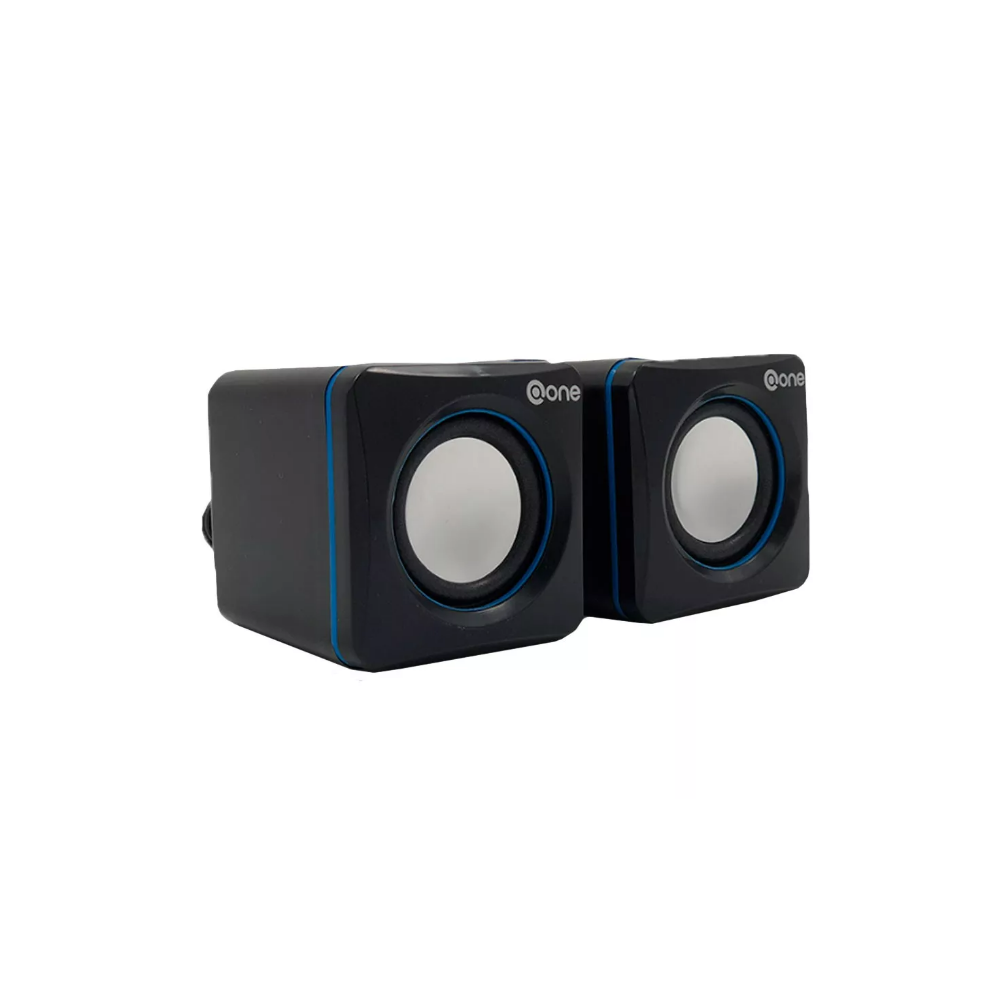 ONE BOCINAS 2.0 3W EV-201 NEGRO MRV-EV201N