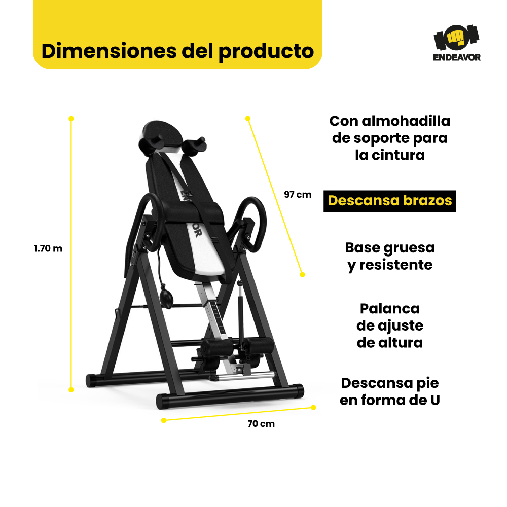 Tabla Inversión Gravedad Rehabilitación Ajustable Cinturón