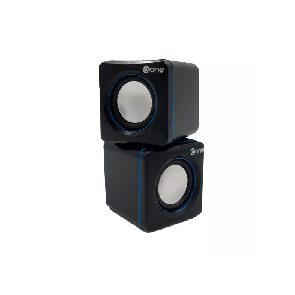 ONE BOCINAS 2.0 3W EV-201 NEGRO MRV-EV201N