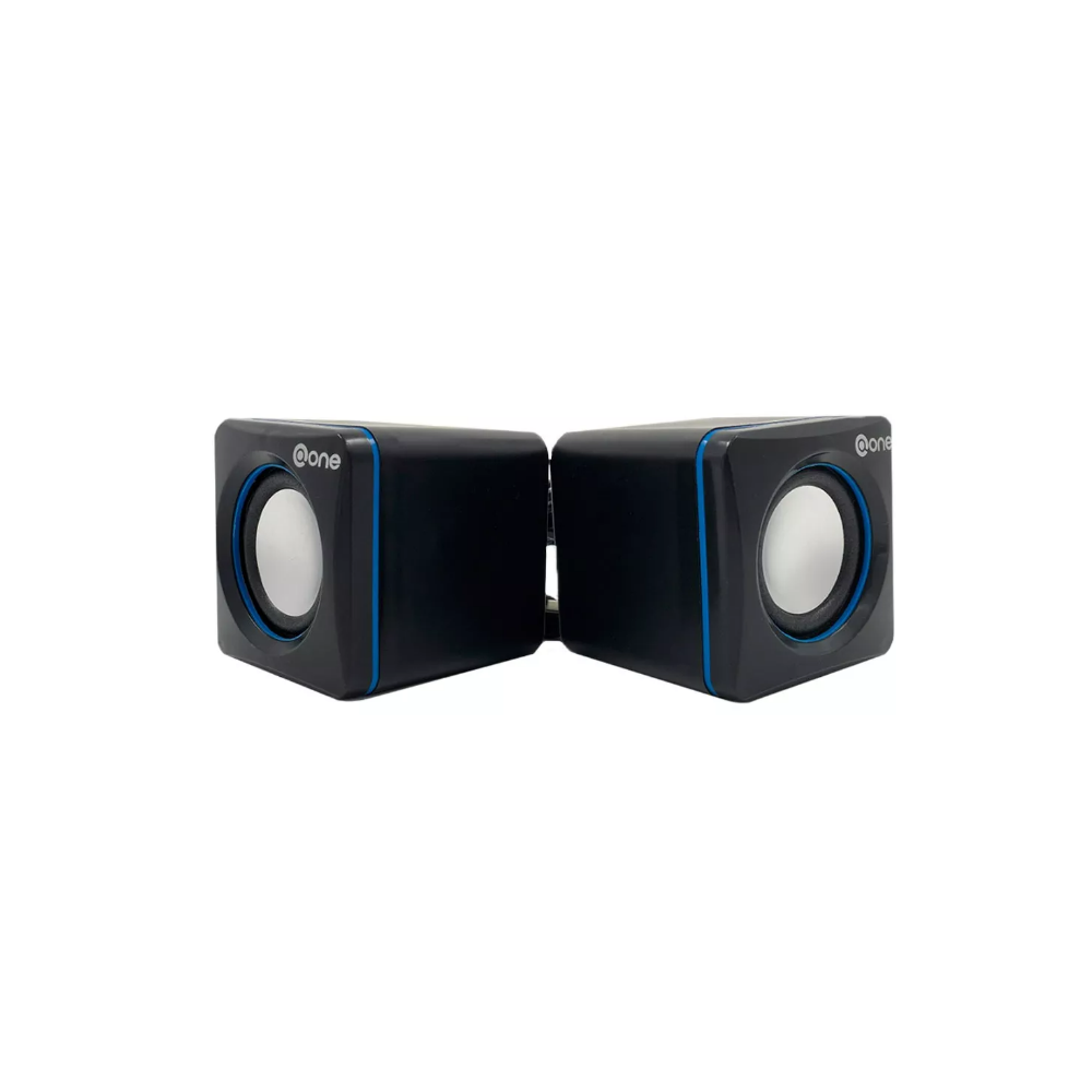 ONE BOCINAS 2.0 3W EV-201 NEGRO MRV-EV201N