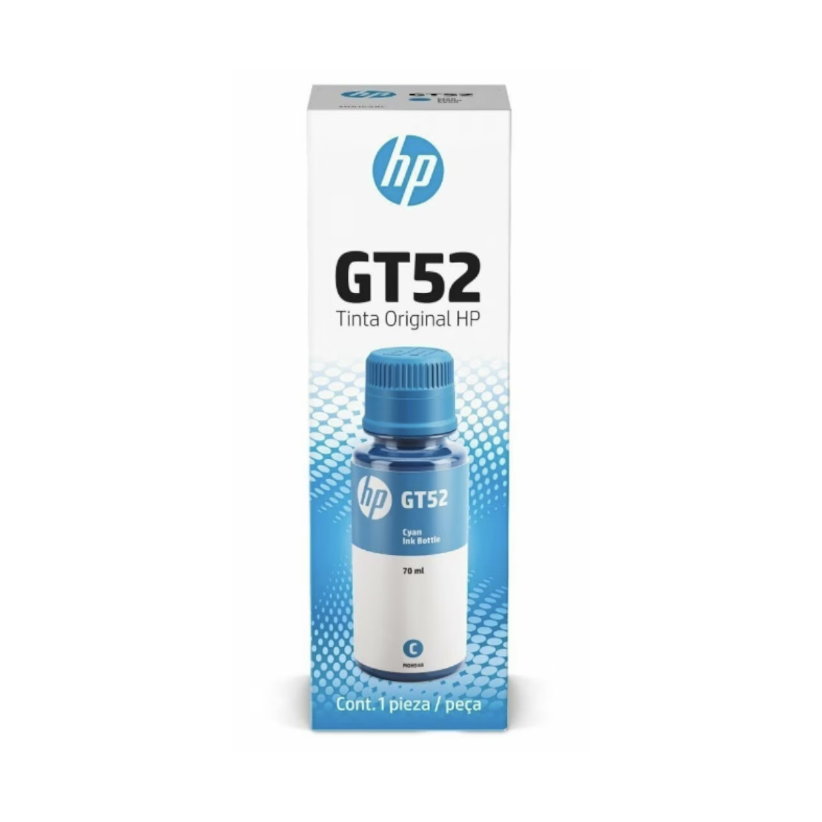 Tinta para impresora HP GT52 (M0H54AL) Azul - Cian 70ml