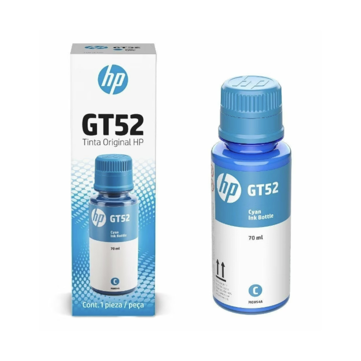 Tinta para impresora HP GT52 (M0H54AL) Azul - Cian 70ml